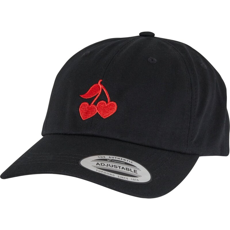 Mister Tee Čiapka Heart Cherries jasne červená / čierna / strieborná 65879005