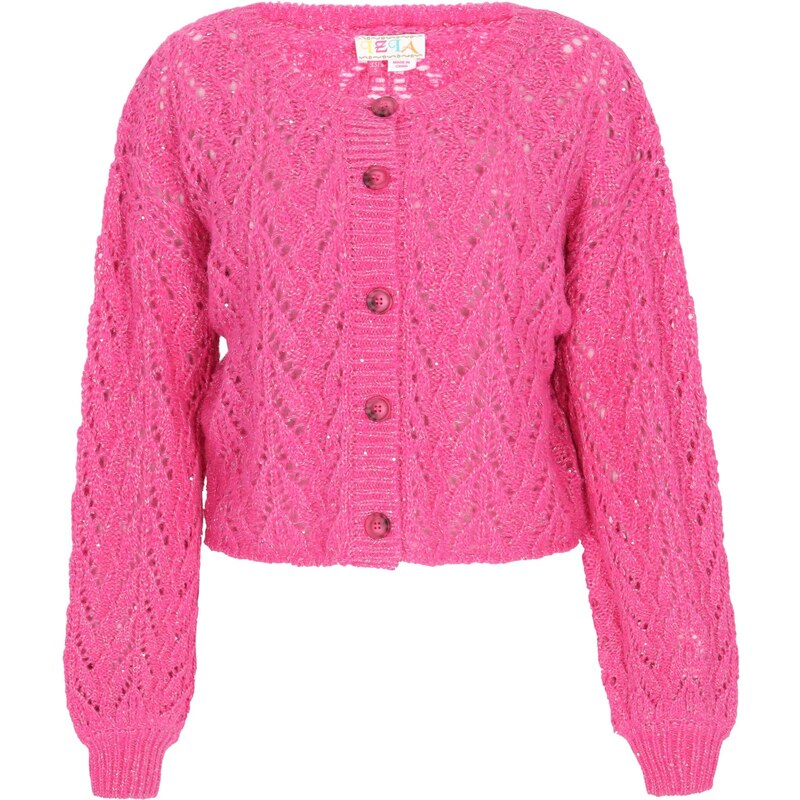 IZIA Kardigán neónovo ružová 65884696