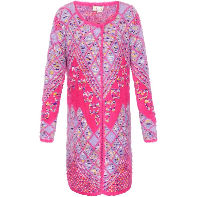 IZIA Kardigán žltá / fialová / ružová 65657977