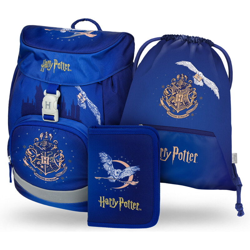 BAAGL SET 3 Airy Bradavice Hedvika: batoh, penál, sáček 68436564