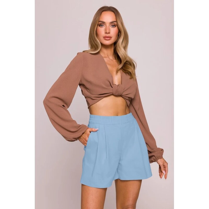 Moe M860 Džínsové šortky - svetlomodré 67711002