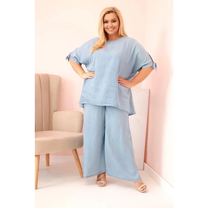 K-Fashion Dámska súprava v nadmernej veľkosti z materiálu Tencel, 65552134