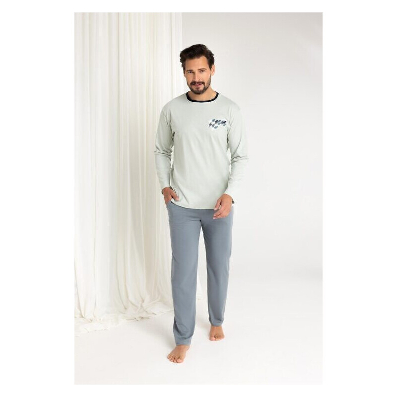 Regina 484 long/r M-XL Z25/26 pánske pyžamo 65446847