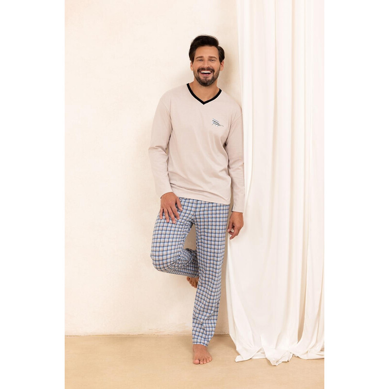 Regina 491 dlhé/r M-XL Z25/26 pánske pyžamo 65446965