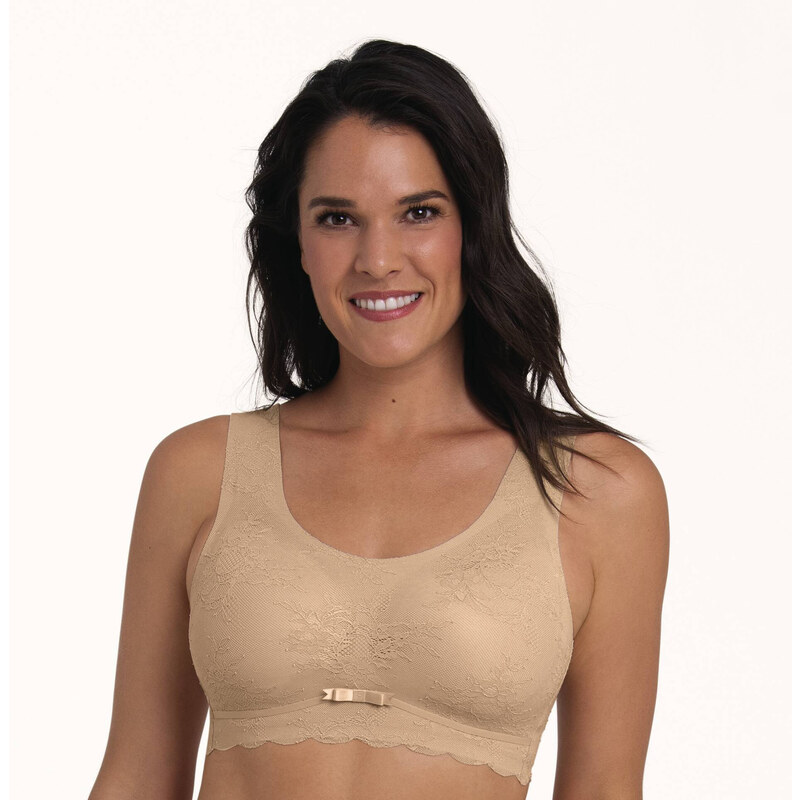 Esenciálna čipkovaná braletka s penovou výplňou 5400 desert - Anita 65553787