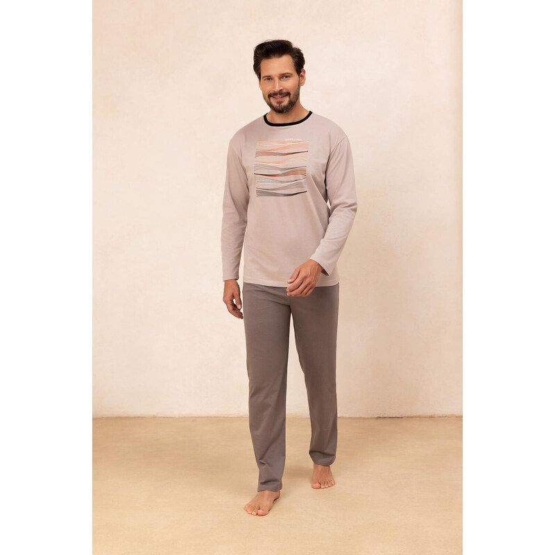 Regina 492 dlhé/r M-XL Z25/26 pánske pyžamo 65446994