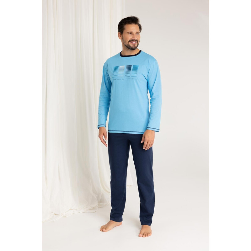 Regina 487 dĺžka/r M-XL Z25/26 pánske pyžamo 67010699