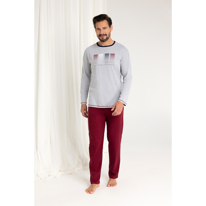 Regina 487 dĺžka/r M-XL Z25/26 pánske pyžamo 65446995