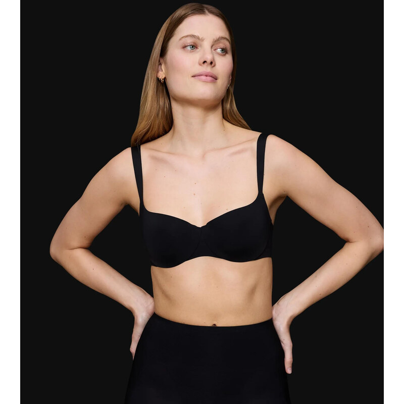 Dámska podprsenka Body Make-Up Illusion Balconette EX - BLACK - black 65554322