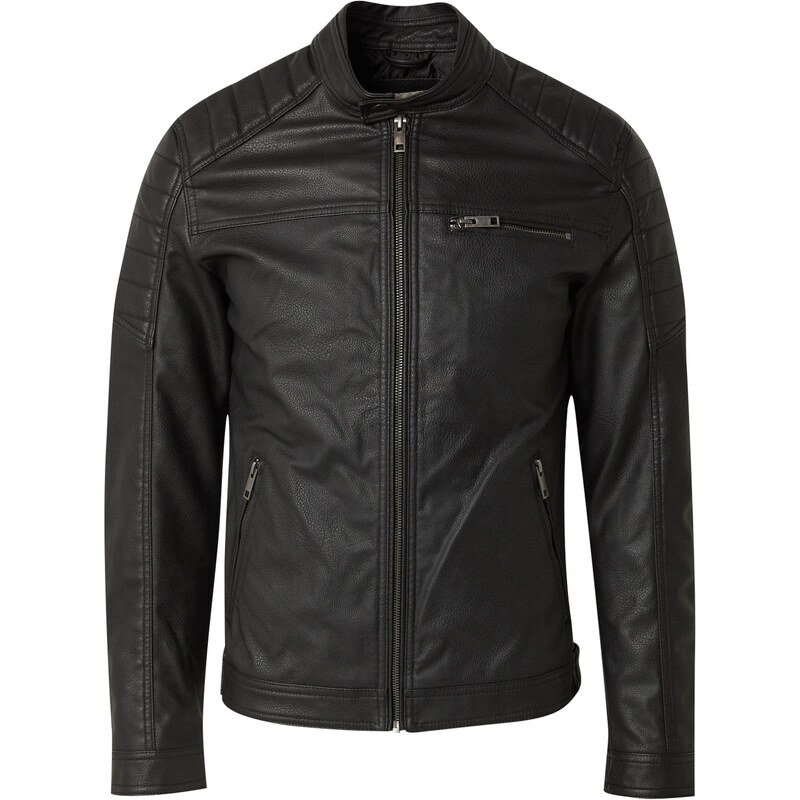 JACK & JONES Prechodná bunda JWHTANO čierna 65641991