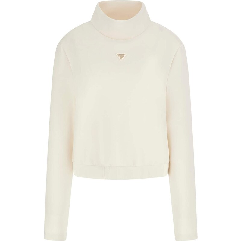 GUESS Mikina Olympe krémová 66445919