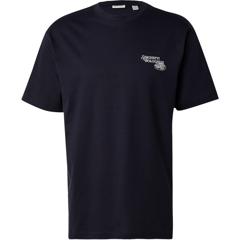 Only & Sons Tričko ONSFRED OSTERIA čierna / biela 64996930