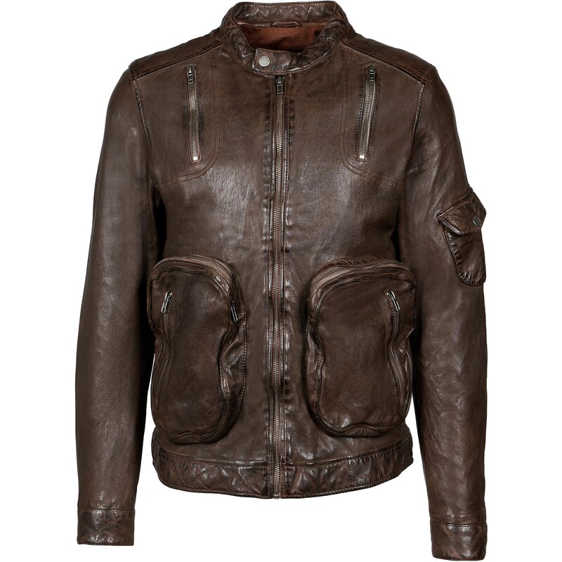 FREAKY NATION Prechodná bunda tmavohnedá 65465500