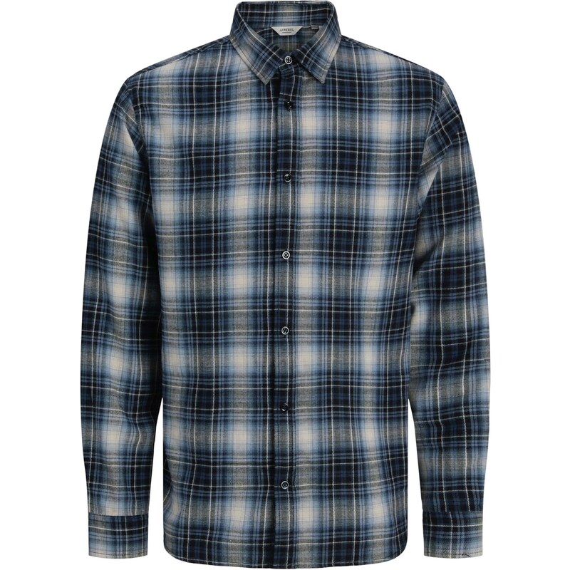 JJ Rebel Košeľa JREBJETT zafírová / svetlosivá / čierna 65043507