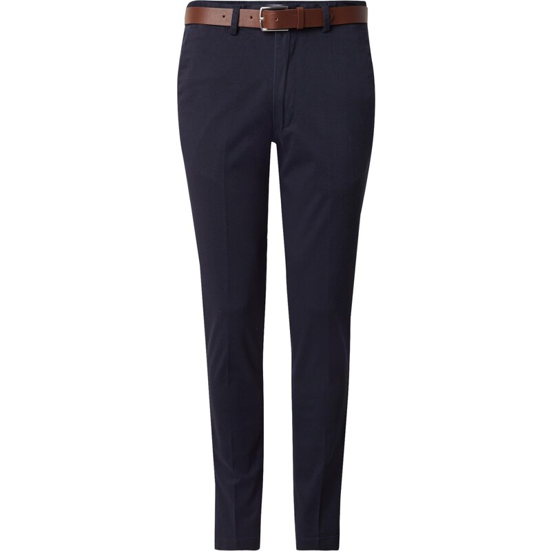 JACK & JONES Chino nohavice JPSTMarco Franco námornícka modrá 65043515