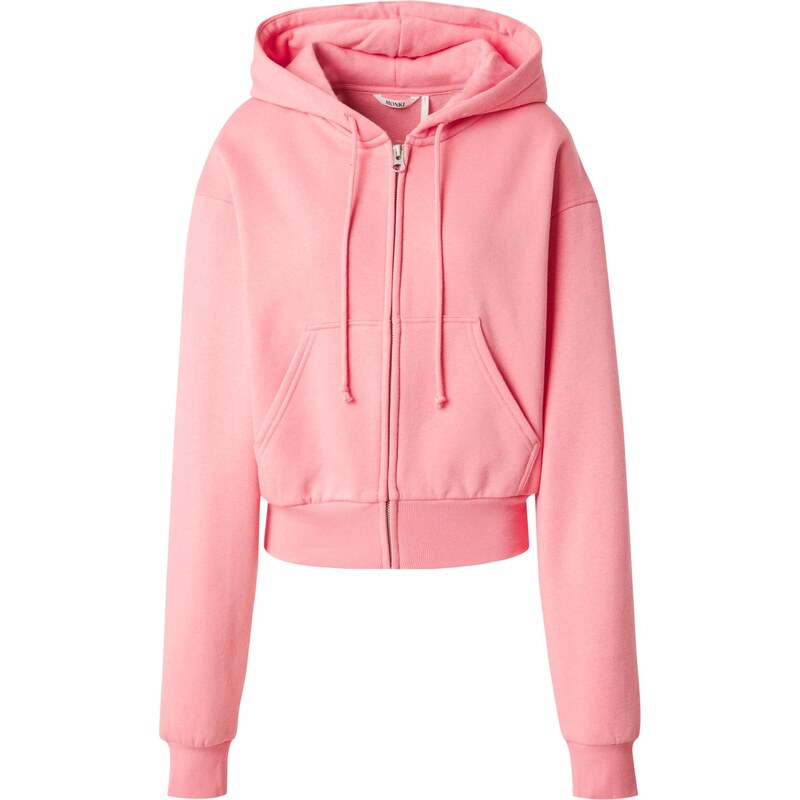 Monki Tepláková bunda ružová / strieborná 65888212