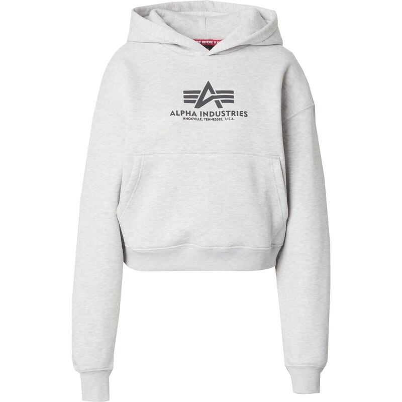 ALPHA INDUSTRIES Mikina antracitová / svetlosivá 65121269