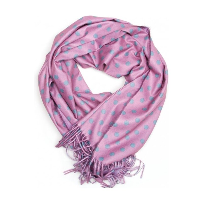 Blaire Dámsky obojstranný šál Lola ružovo-zelený 64987217