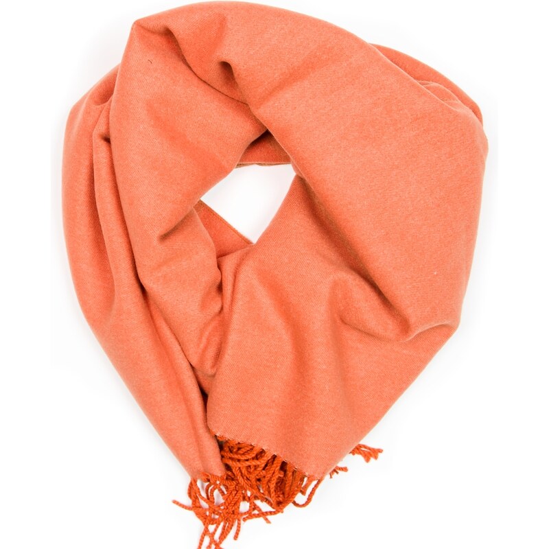 Blaire Dámsky obojstranný šál Nicoletta oranžovo-béžový 64987223