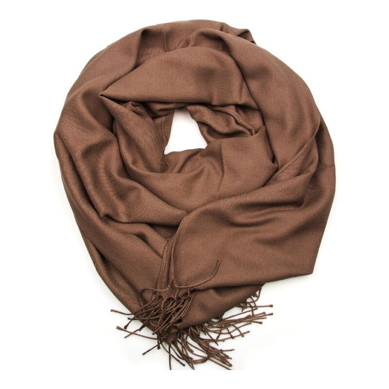 Blaire Dámsky pašmínový šál hnedý 64987234