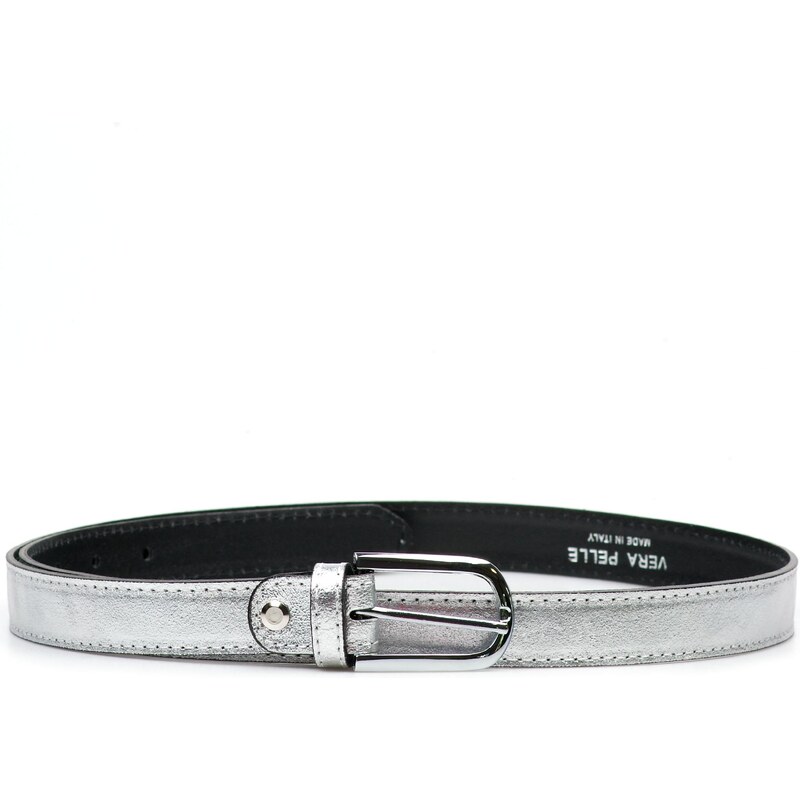 Blaire Dámsky kožený opasok strieborný 64987355