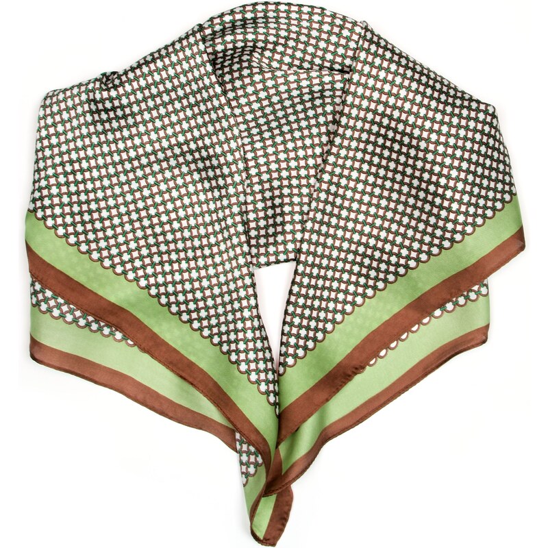 Blaire Dámska šatka Deana s motívom hnedá 64987382