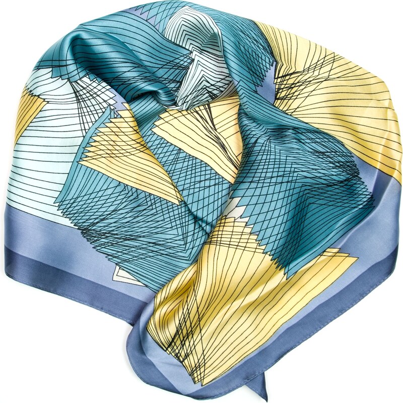 Blaire Dámska šatka Penelope s motívom modrá 64987418