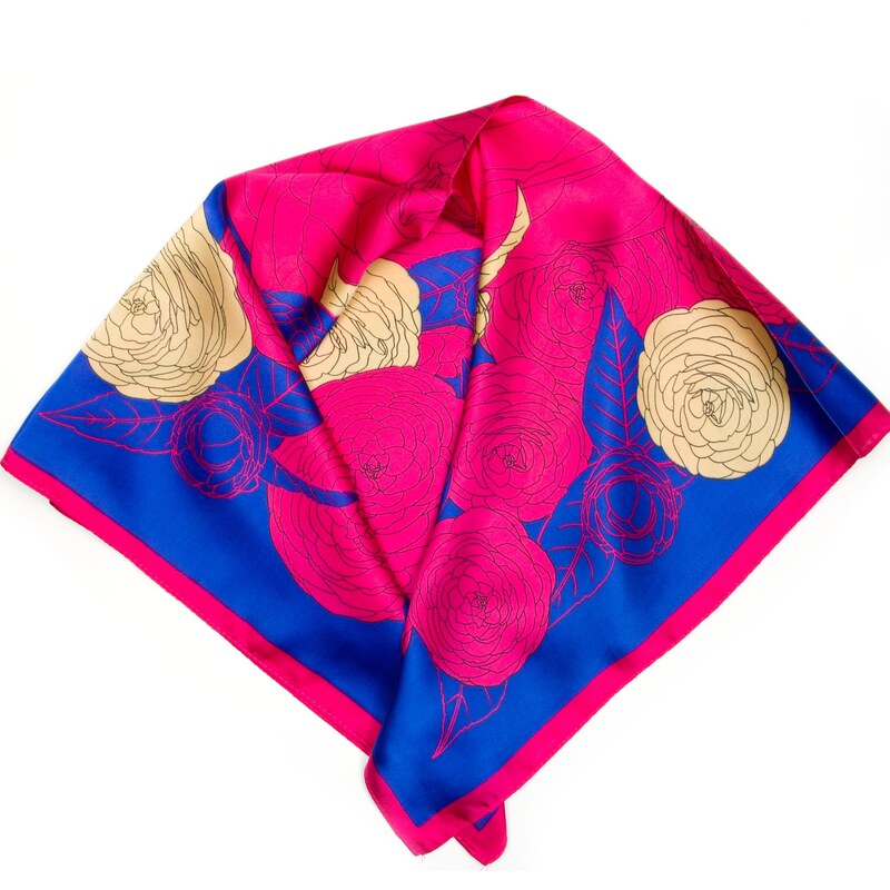 Blaire Dámska šatka Terry s motívom fuchsiová 64987423