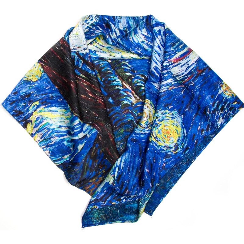 Blaire Dámska šatka Vanna s motívom modrý 64987425