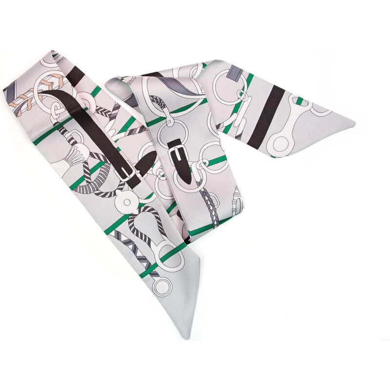 Blaire Dámska úzka šatka do vlasov sivá 64987448