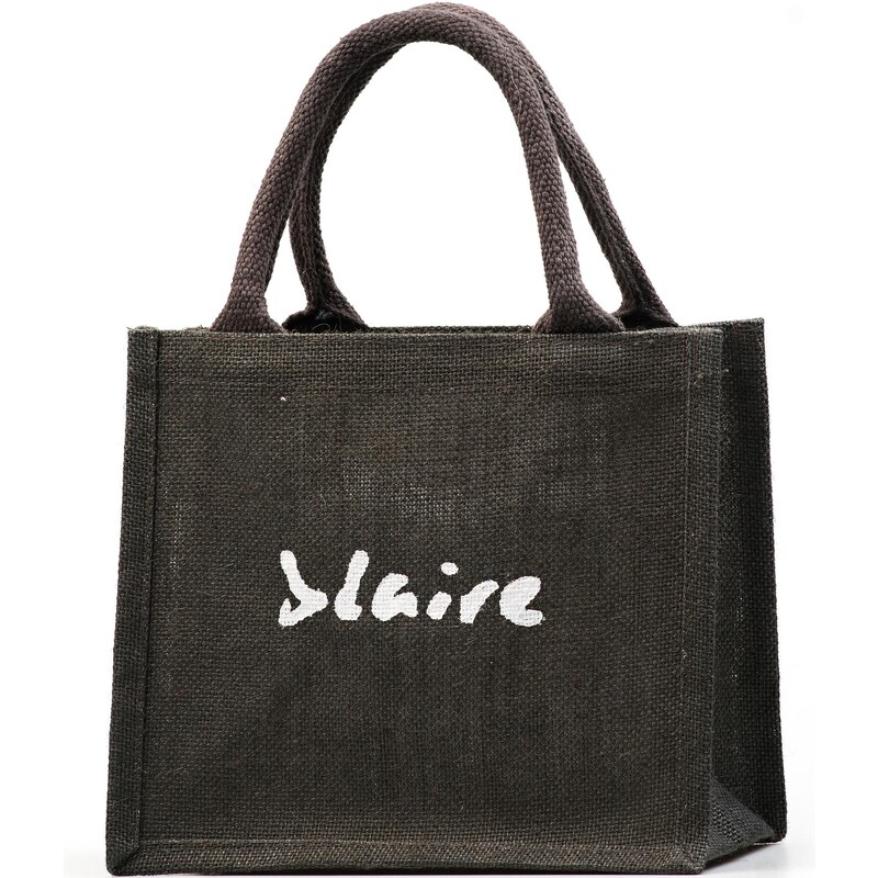 Jutová taška Blaire malá šedá 64987457