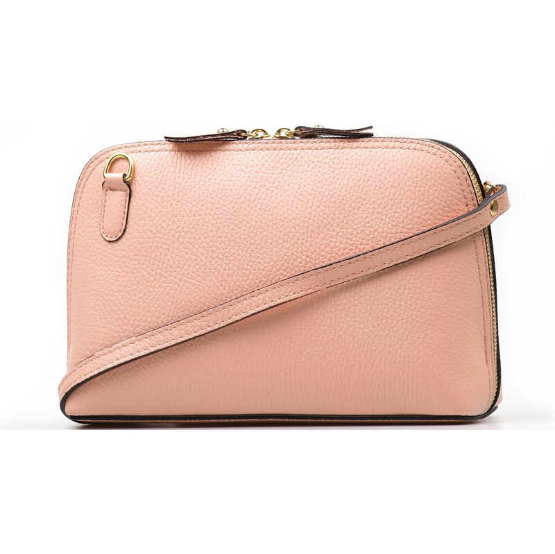 Blaire Kožená crossbody kabelka Daria ružová 64987501