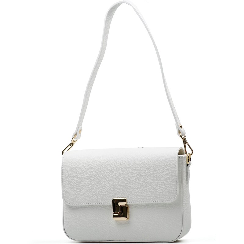 Blaire Kožená crossbody kabelka Sorya biela 64987545