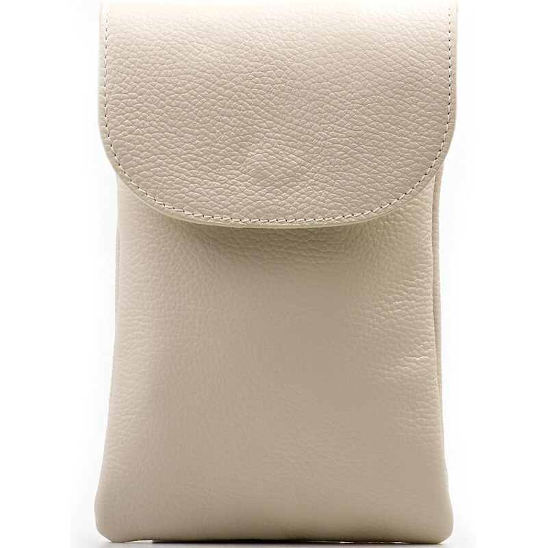 Blaire Kožená kabelka Anita na telefón béžová 64987600