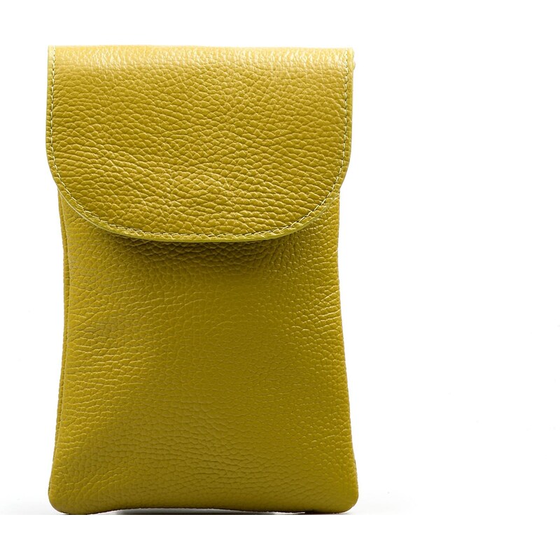 Blaire Kožená kabelka Anita na telefón pistáciová 64987606