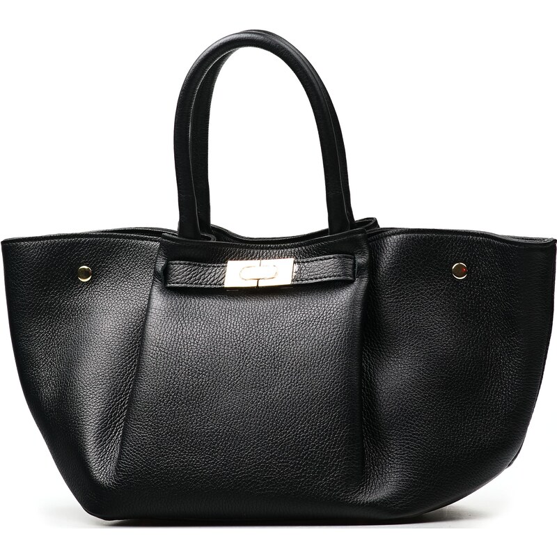 Blaire Kožená kabelka Cora čierna 64987644