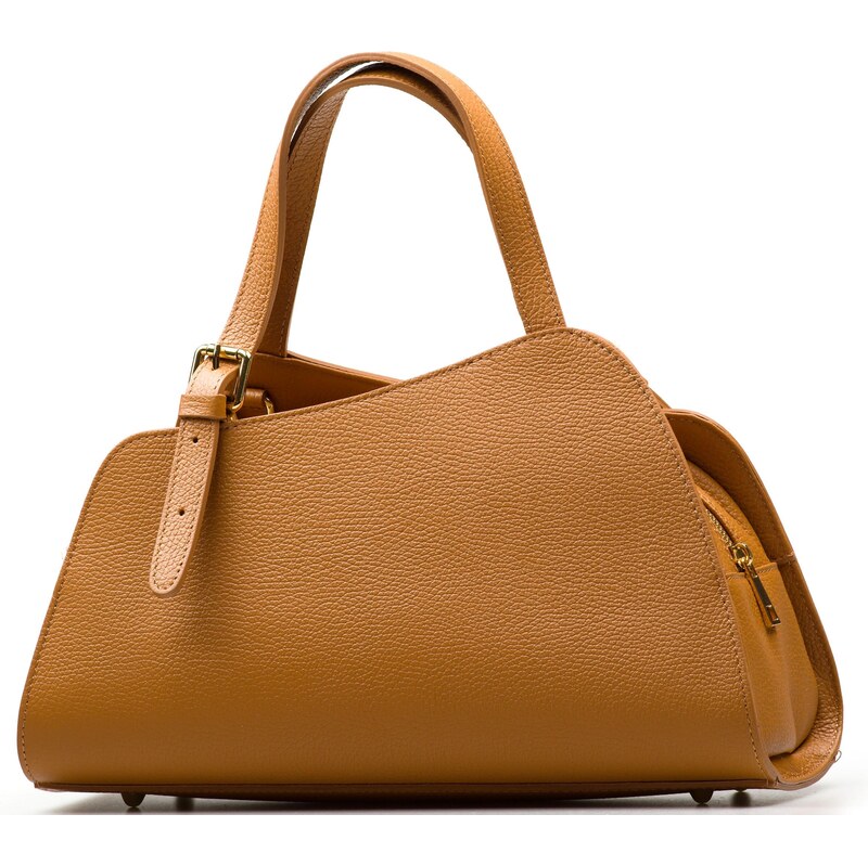 Blaire Kožená kabelka Fiorela koňakovo hnedá 64987697