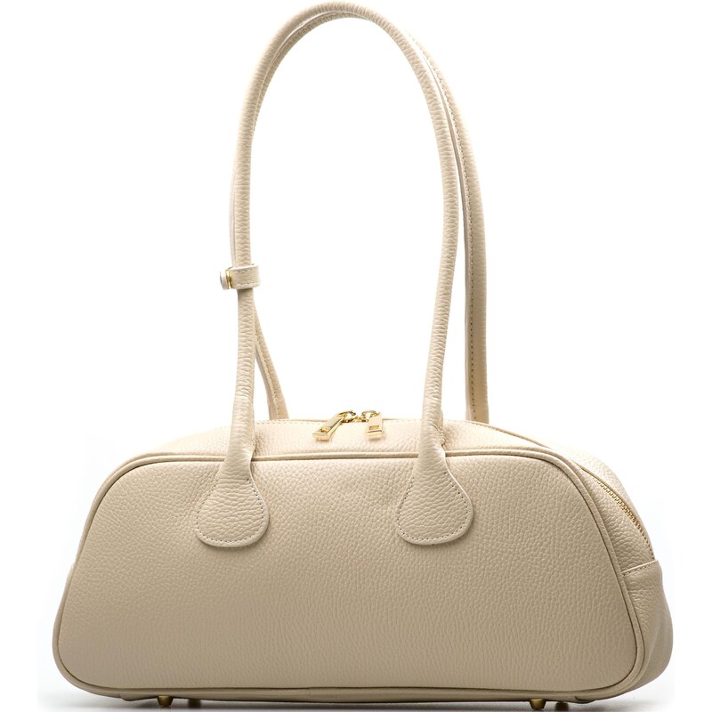 Blaire Kožená kabelka Karina béžová 64987731