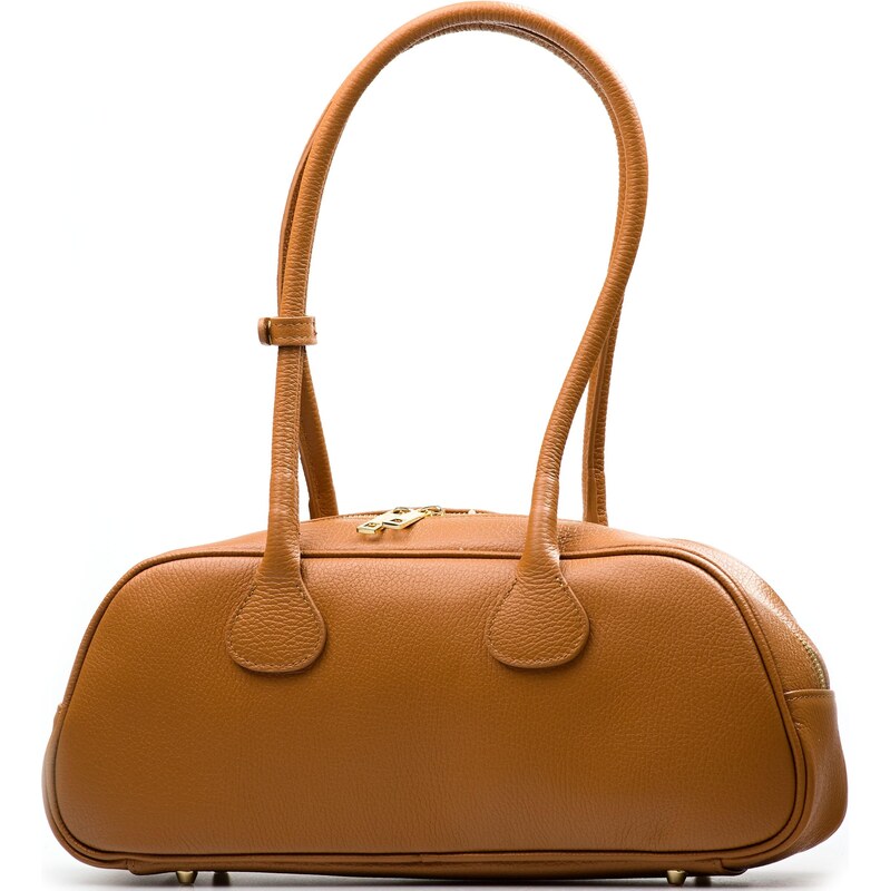 Blaire Kožená kabelka Karina koňakovo hnedá 64987734