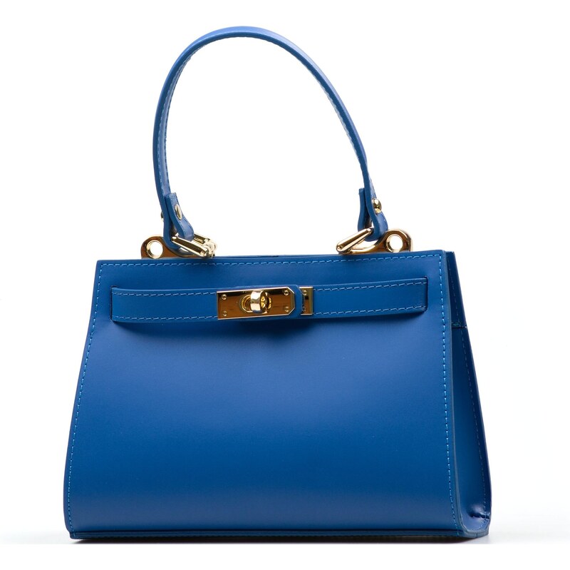 Blaire Kožená kabelka Malin modrá 64987770