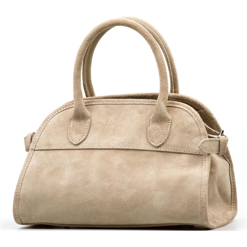 Blaire Kožená kabelka Melse béžová 64987782