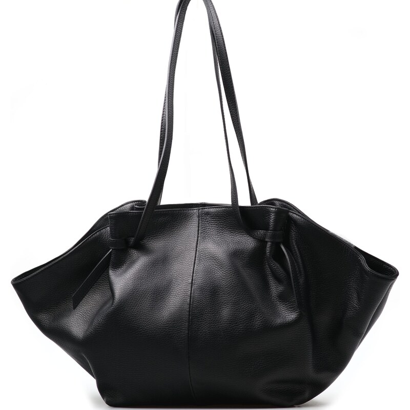 Blaire Kožená shopper kabelka Hillie čierna 64987998