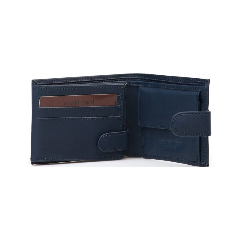 Blaire Pánska kožená peňaženka Pedra modrá 64988154