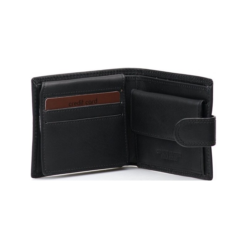 Blaire Pánska kožená peňaženka Rian čierna 64988160