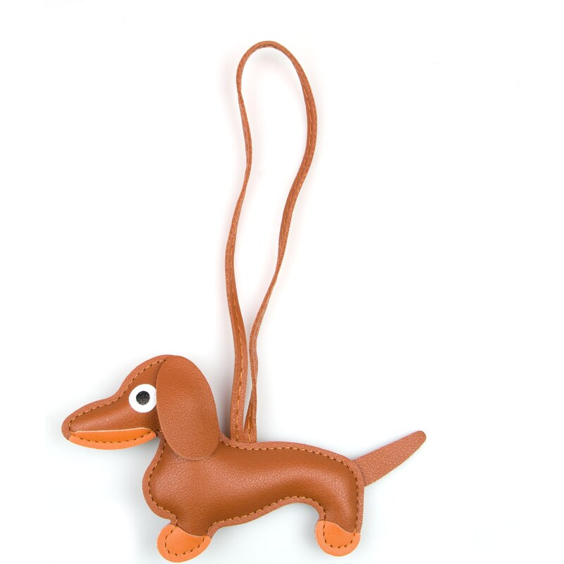 Blaire Prívesok na kabelku pes koňakovo hnedý 64988210