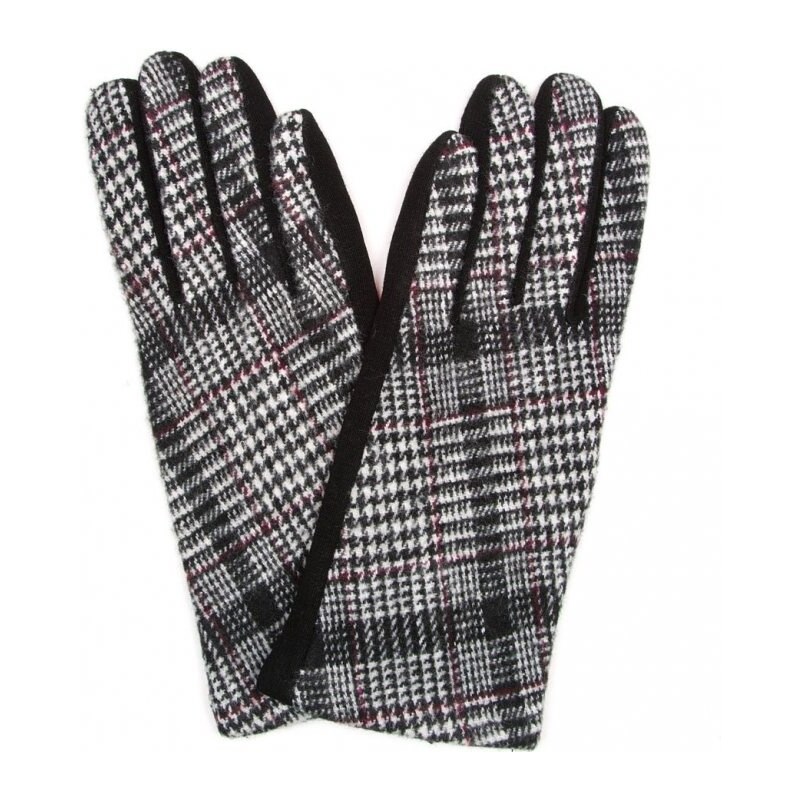 Rukavice Blaire čierno-vínové 64988234