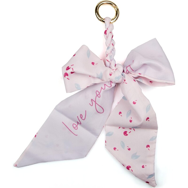 Blaire Prívesok na kabelku mašľa ružová 64988196