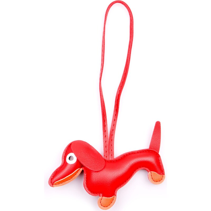 Blaire Prívesok na kabelku pes červený 64988207