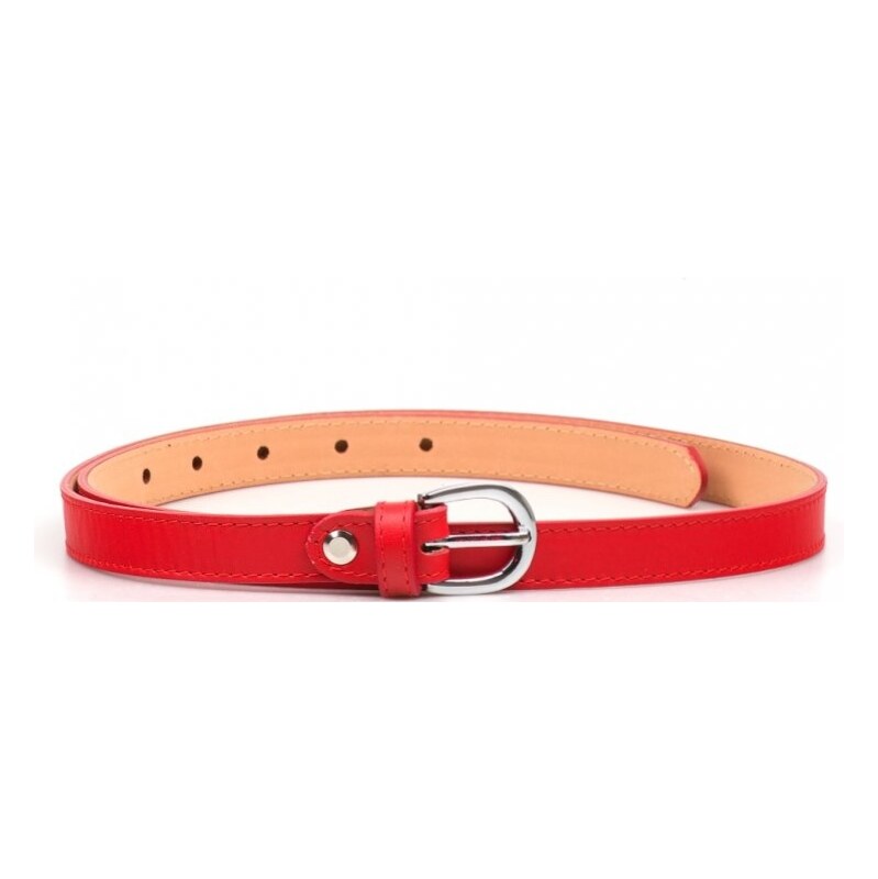 Blaire Dámsky kožený opasok červený 64988325