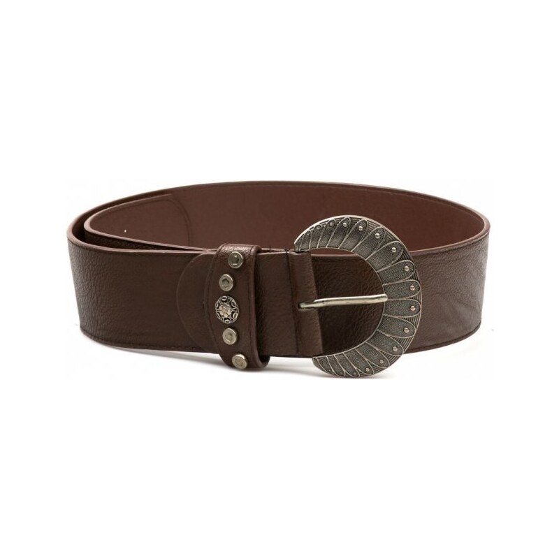 Blaire Dámsky hnedý opasok s veľkou sponou 64988318